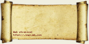 Jana Peruničić vizit kartica